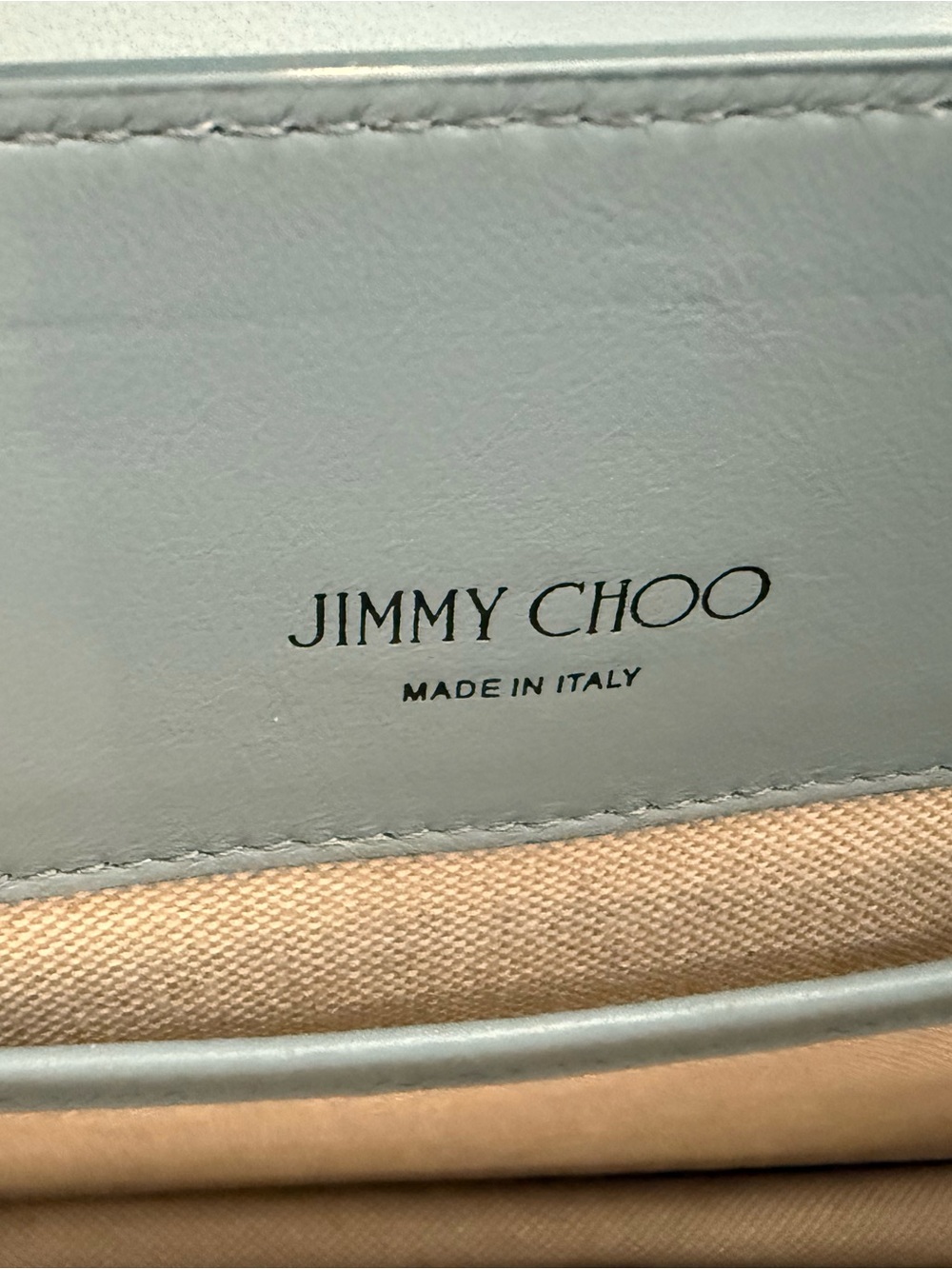 Jimmy Choo Slate Blue Suede Satchel with Top Handles - Picture 5 of 10